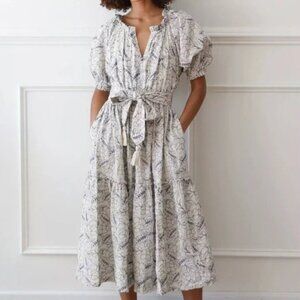 Mille Elegant Floral Midi Dress